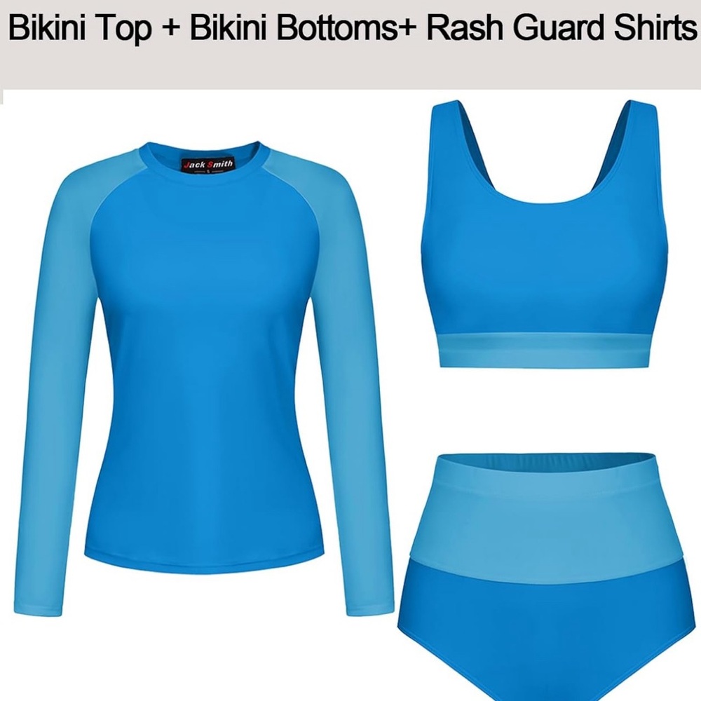 Women's Blue Swim Set